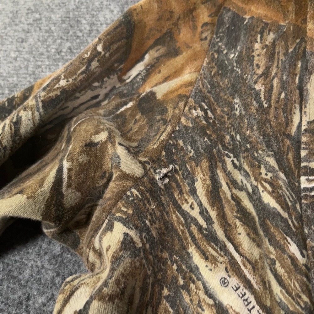 VTG Cabelas Realtree Camo Coveralls Mens XL Hunting Chamois Made in USA GORP - Picture 5 of 10